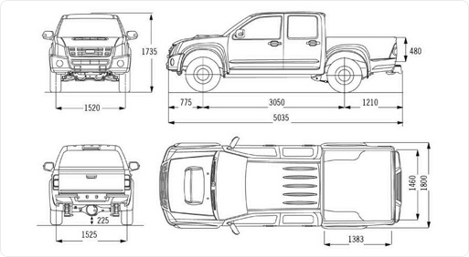 Макс длина. Исузу д Макс габариты кузова. Isuzu d-Max длина кузова. Габариты кузова Хайлюкс 2021. Размер кузова Isuzu d-Max 2021.