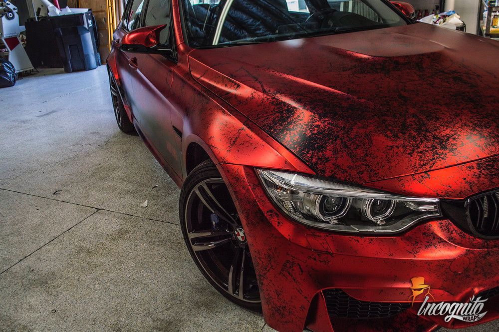 Matte Chrome BMW m3