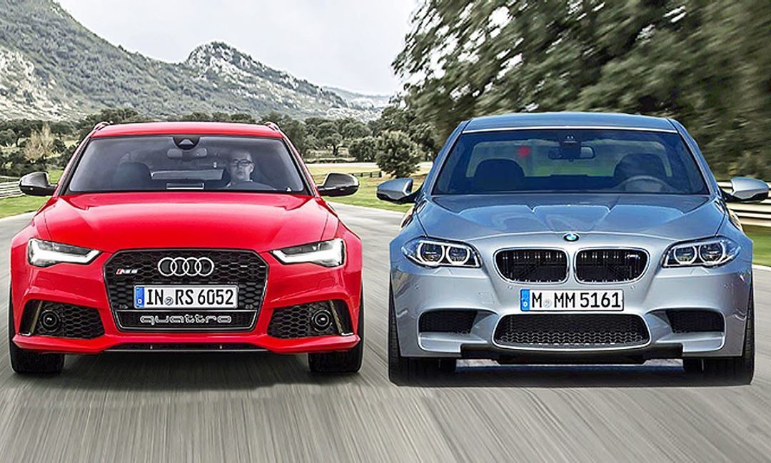 Что лучше 5 или 6. Audi RS vs BMW m5. Audi rs6 и BMW m5. Ауди м5 ф10. BMW Audi rs6 2015.