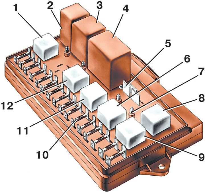 Реле стартера ваз 2109 карбюратор где находится фото