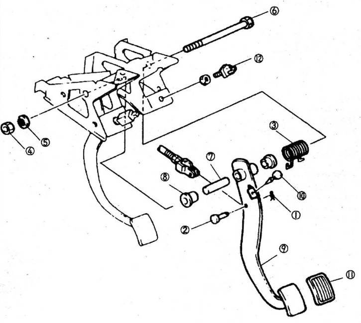 Как снять педаль тормоза. Педальный узел ВАЗ 1118. Возвратная пружина педали шиномонтажного станка. Кронштейн педали тормоза Таврия. Пружина педали сцепления 1118.
