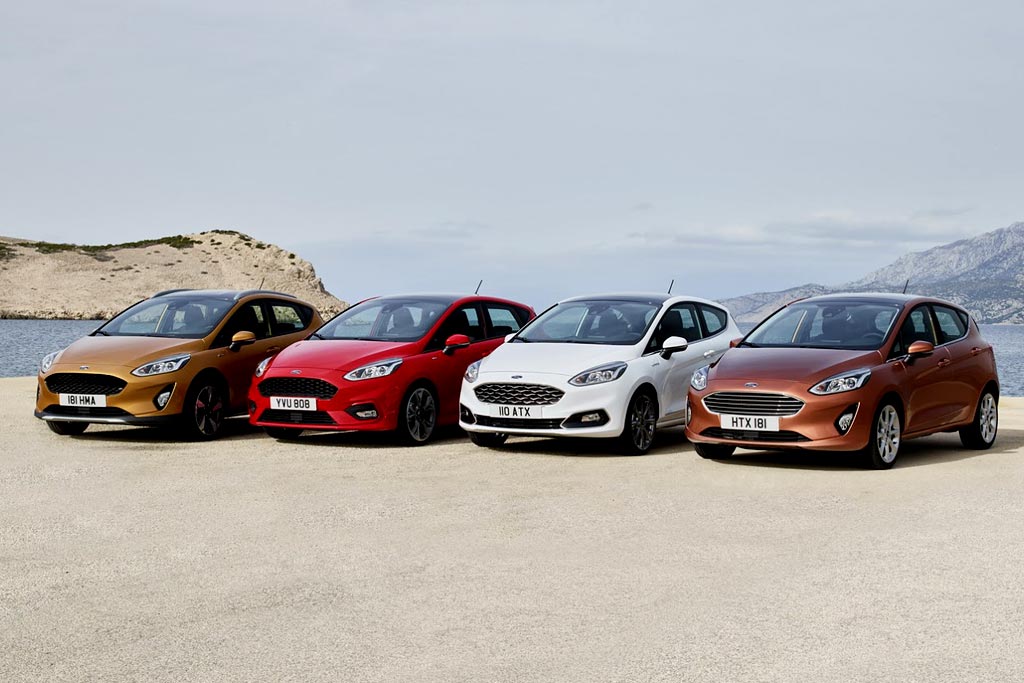 Линейка новых Ford Fiesta 2018