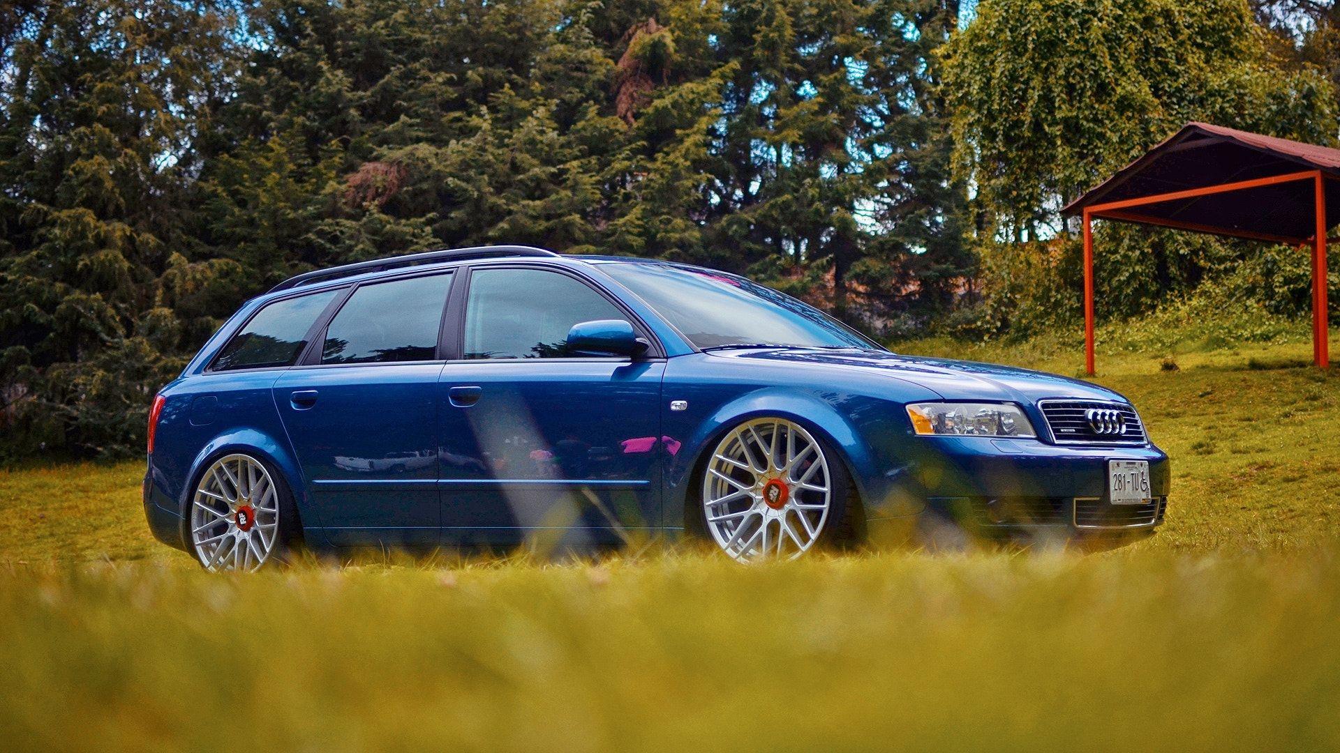 Audi a6 c5 зеленая