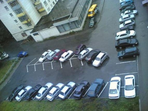 ПДД правила парковки во дворах