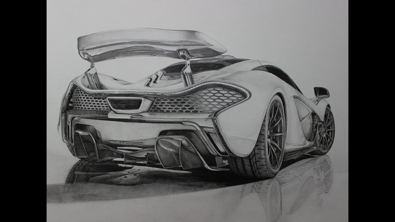 Drawing 1. MCLAREN p1 рисунок. Скетч MCLAREN p1. Нарисовать спорткар. Набросок спорткара.