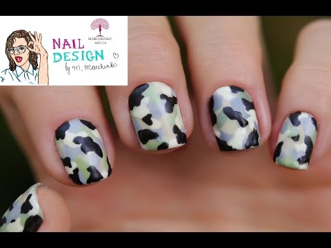 Nail design.Гель-лак. Милитари. Марина Марченко.Marchenko Art Ua