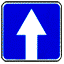Дорога с односторонним движением - дорожный знак 5.5