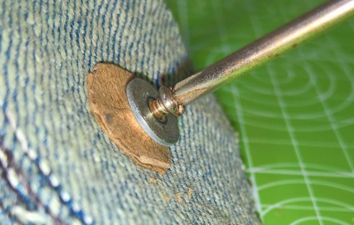 Как изготовить полировальный круг из старой джинсы без затрат