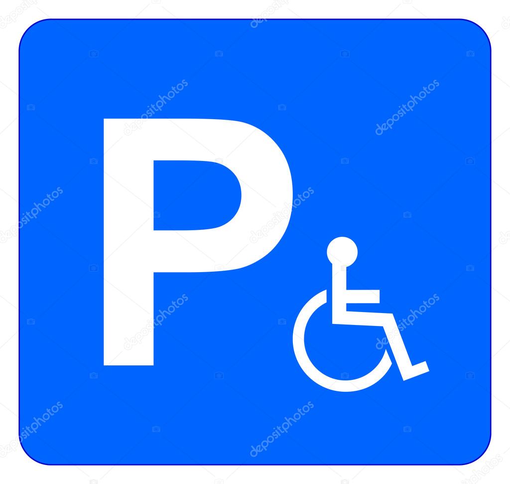 Стоянка для инвалидов номер знака