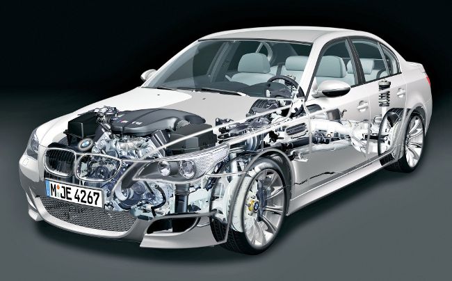 BMW M5 E60 в разрезе