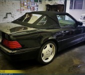 Mercedes SL500 W129 - замена кабриолетного стекла