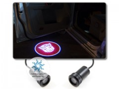 Подсветка дверей автомобиля: проекция эмблемы Трансформеры Автоботы